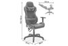 Picture of Gaming - Office chair bucket-Gaming pakoworld in black-red pvc color