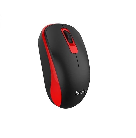 Picture of Wireless Mouse - Havit MS626GT (BLACK-RED)