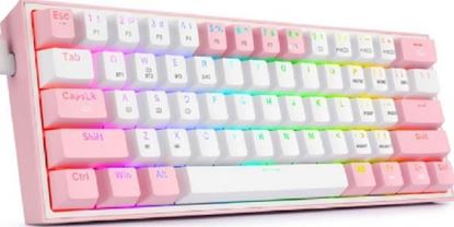 Picture of Gaming Keyboard -  Redragon K616-RGB Fizz Pro (Pink/White)