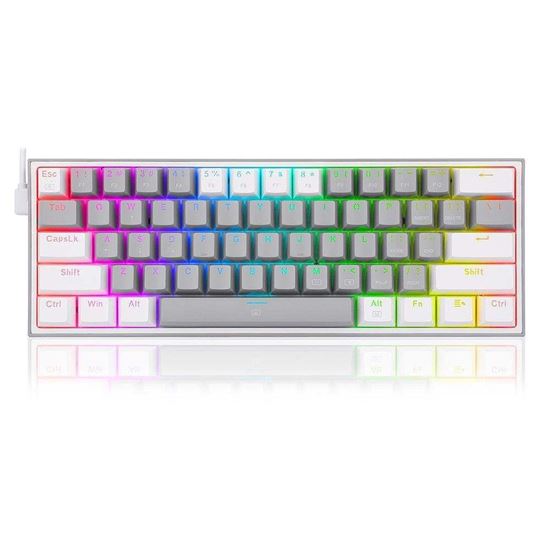 Picture of Gaming Keyboard -  Redragon K617 Fizz (White/Grey)